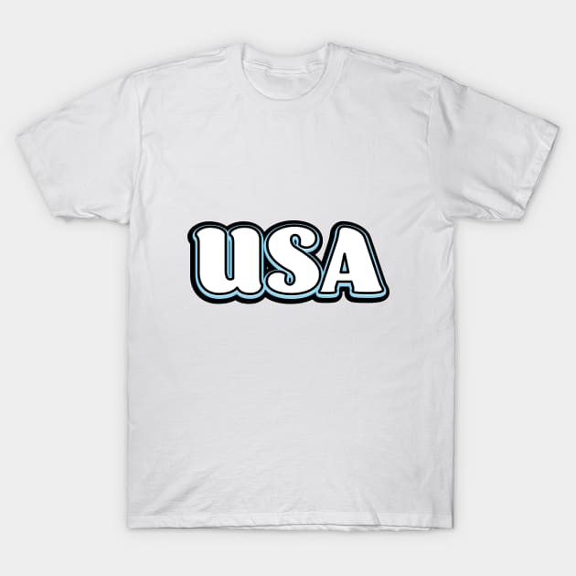 USA T-Shirt by nickemporium1